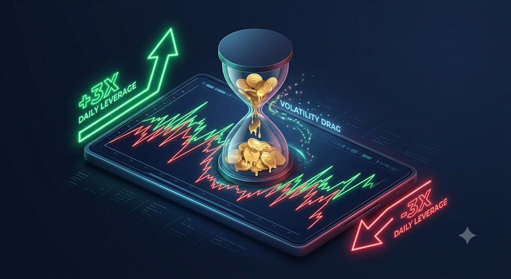 레버리지 ETF 원금이 녹는 원리